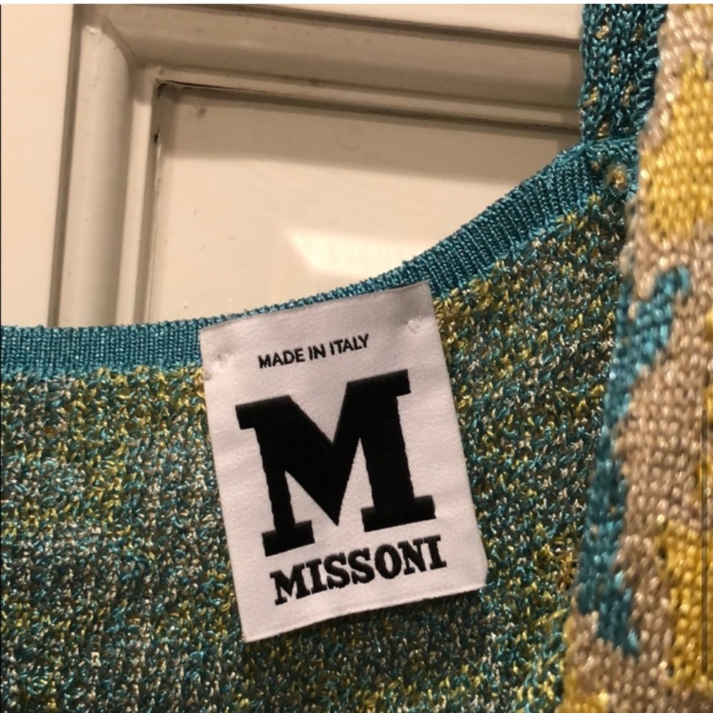 Missoni Metallic Knit Floral Dress - Picture 3 of 9